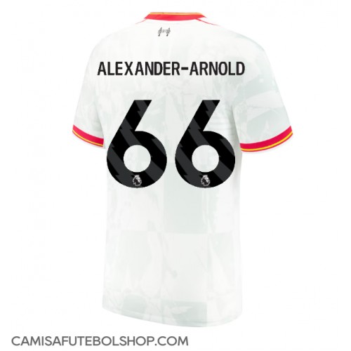 Camisa de time de futebol Liverpool Alexander-Arnold #66 Replicas 3º Equipamento 2024-25 Manga Curta